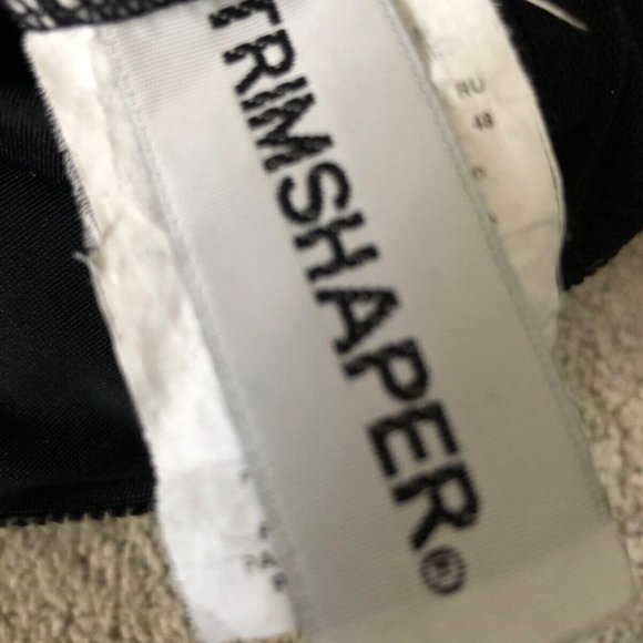 Trimshaper One Piece Swimsuit Size 12‎ Black - Picture 5 of 11